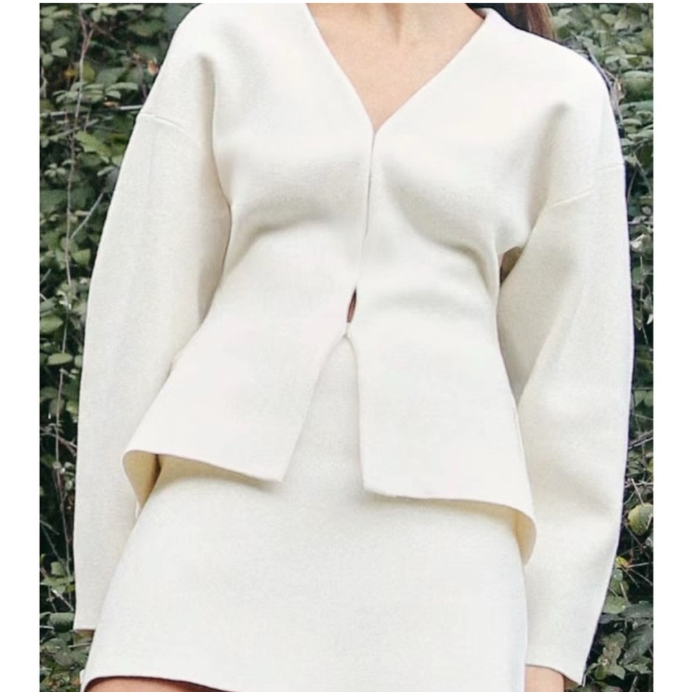 Zara Cream Knit set (top and skirt)